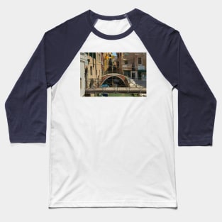 Small Canal in Venice Baseball T-Shirt